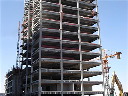 高層鋼結構的支撐排架