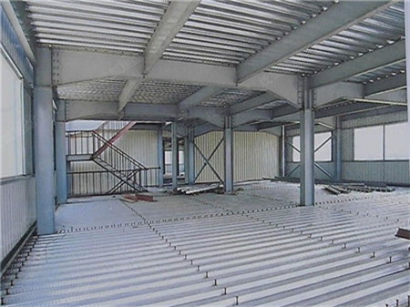 鋼結構夾層樓承板的做法